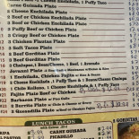 Marie E Oli's Menu