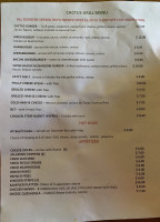 Pastelaria Ceuta menu