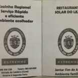 Solar Do Leao Carte