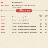 Cafe Regaleira Carte