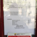 Restaurante Snack Bar O Zito Carta