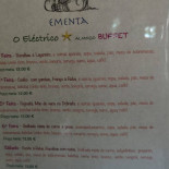 Restaurante Bar O Elétrico Carte