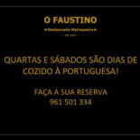 O Faustino Cardápio