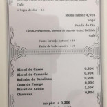 Cafe Santa Rita Carta