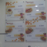 Kebab Co. menu