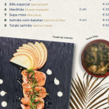 Sushisia menu