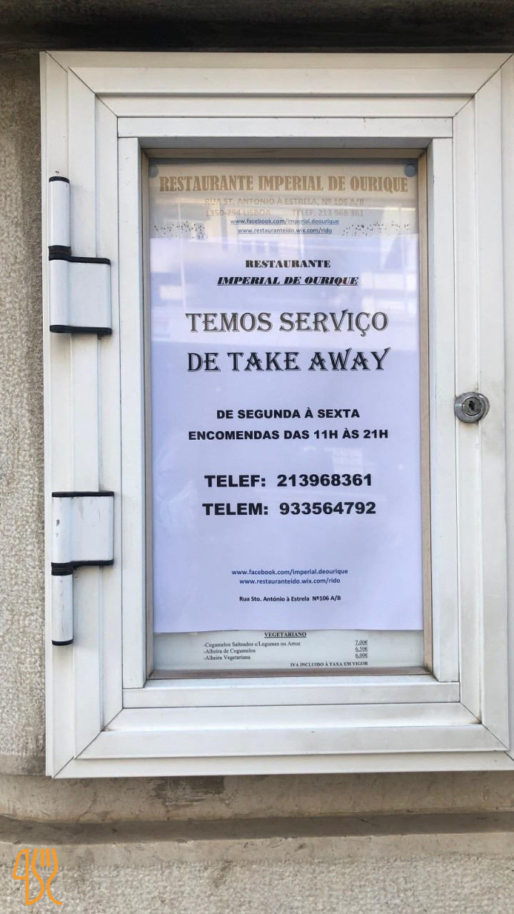 Imperial De Ourique Speisekarte