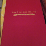 Café de São Bento Cardápio