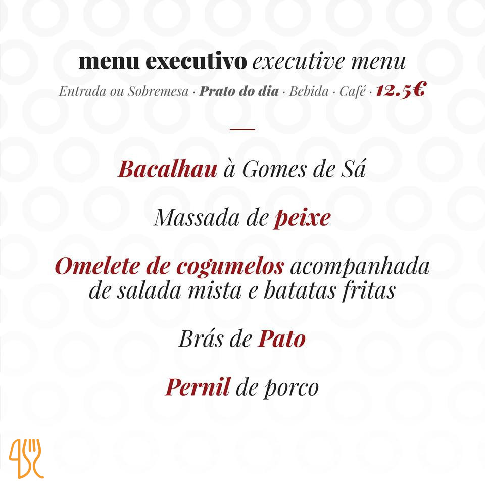 Terceiro Sentido Speisekarte