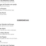 Comida De Santo Restaurante Bar Carte