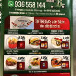 Palácio Do Kebab Carte