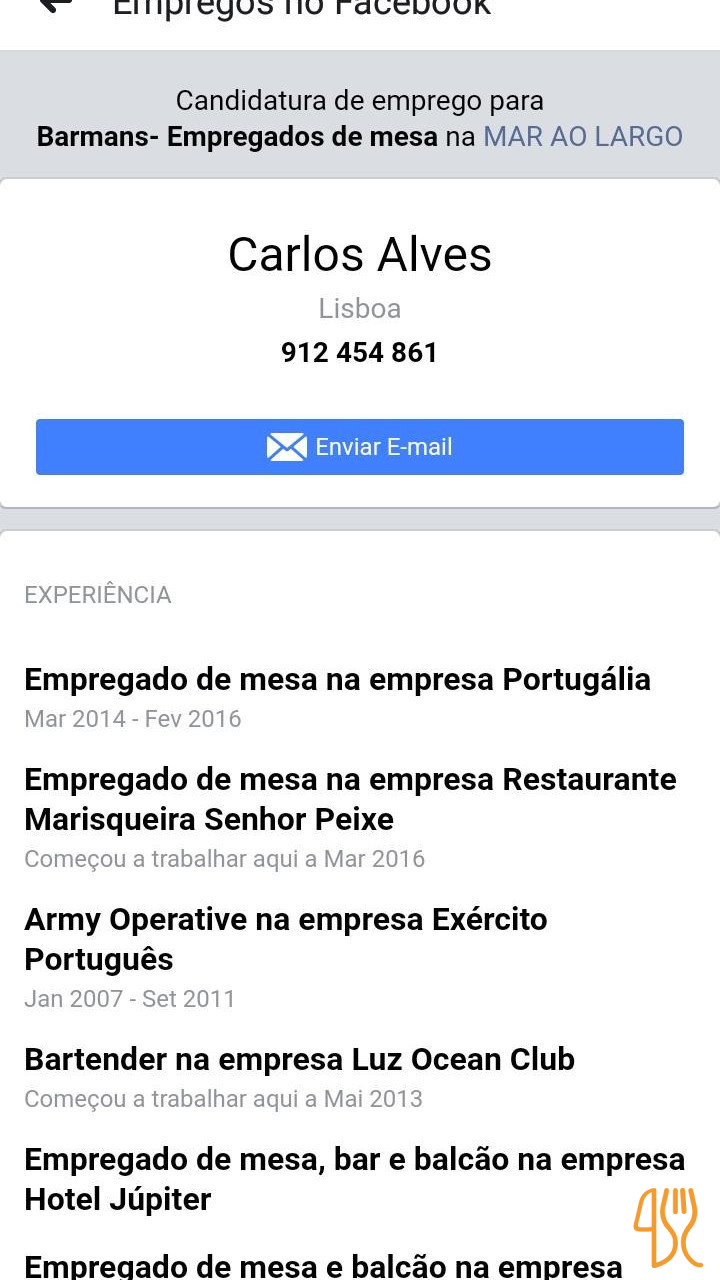 Mar Ao Largo Speisekarte
