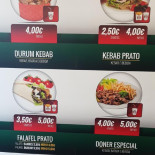 Palácio Do Kebab Carte