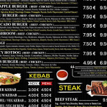 Xburger-grill&kebab Carte