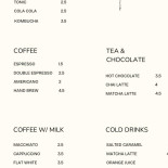 W You Coffee Carte
