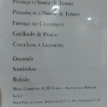 A Lareira Cardápio