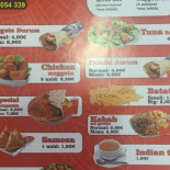 Kumar Kebab House Carte
