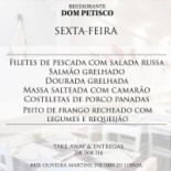 Dom Petisco Carta
