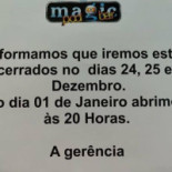 Magic Pool Cardápio