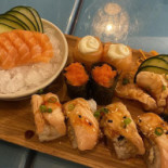 Japanese Sushi And Indonesian Food food