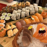Japanese Sushi And Indonesian Food food