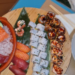 Japanese Sushi And Indonesian Food food