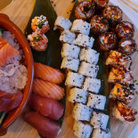 Japanese Sushi And Indonesian Food food