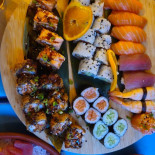 Japanese Sushi And Indonesian Food food