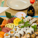 Japanese Sushi And Indonesian Food food