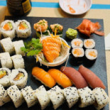 Japanese Sushi And Indonesian Food food