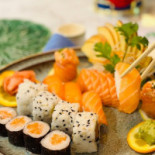 Japanese Sushi And Indonesian Food food