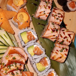 Japanese Sushi And Indonesian Food food
