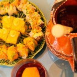 Japanese Sushi And Indonesian Food drink