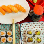 Japanese Sushi And Indonesian Food