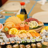 Japanese Sushi And Indonesian Food food