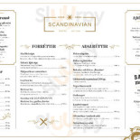 Scandinavian Cardápio