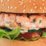 Salmon Burger Comida