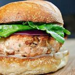 Salmon Burger Comida