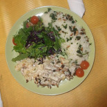 Garfo Verde Vegetariano Comida