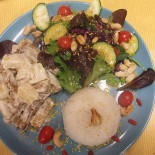 Garfo Verde Vegetariano Comida