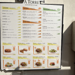 Torre Sandwich Cafe Speisekarte