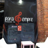 Para Sempre Speisekarte