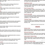 Taberna Do Carvalhal Speisekarte