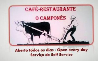 O Camponês menu