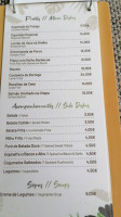 Calheta Green menu