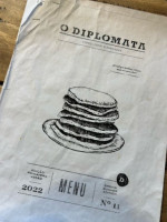 O Diplomata menu