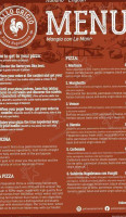 Gallo Grigio menu