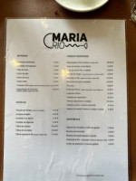 Maria Rio menu