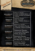 Oliveirense Cafe Snack menu