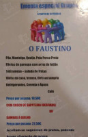 O Faustino menu